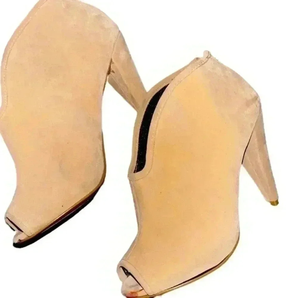 Quipid Open Toed Ankle Boots